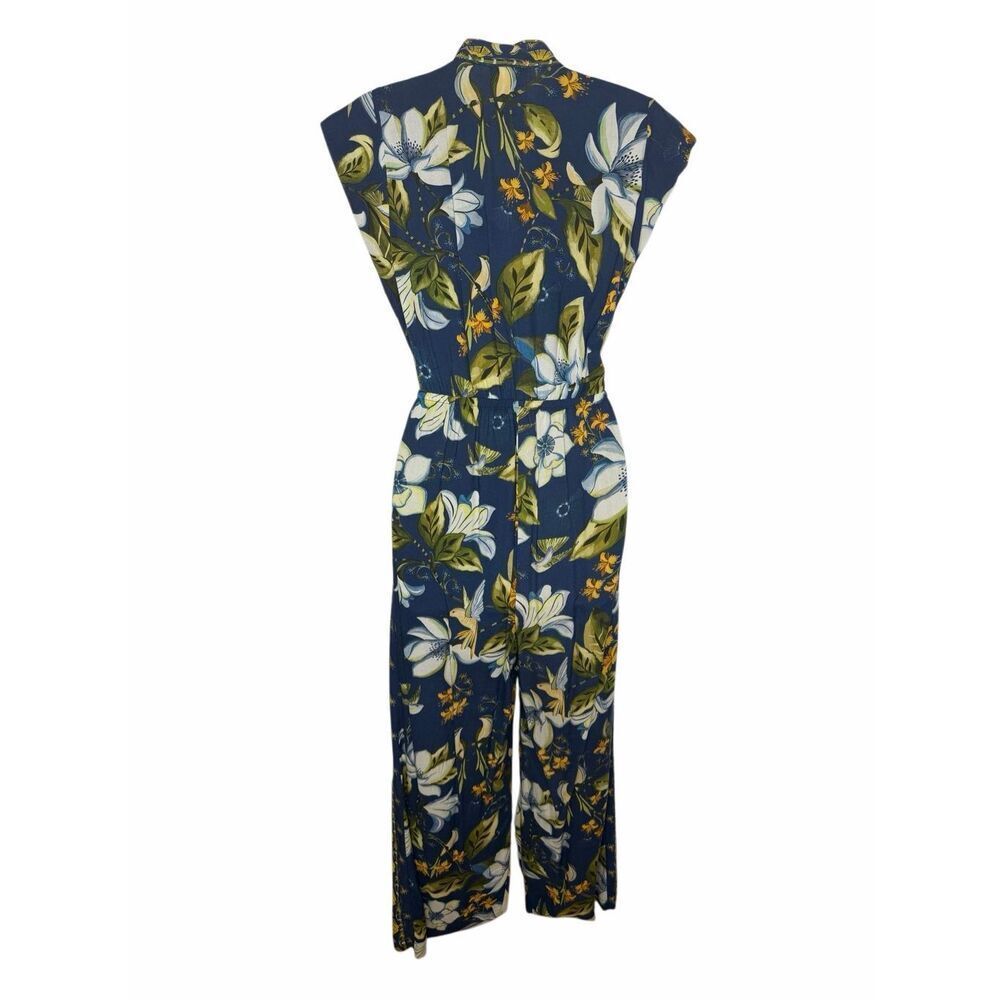 Farm Rio‎ x Anthropologie Hummingbird Floral Jumpsuit Small - Picture 5 of 6
